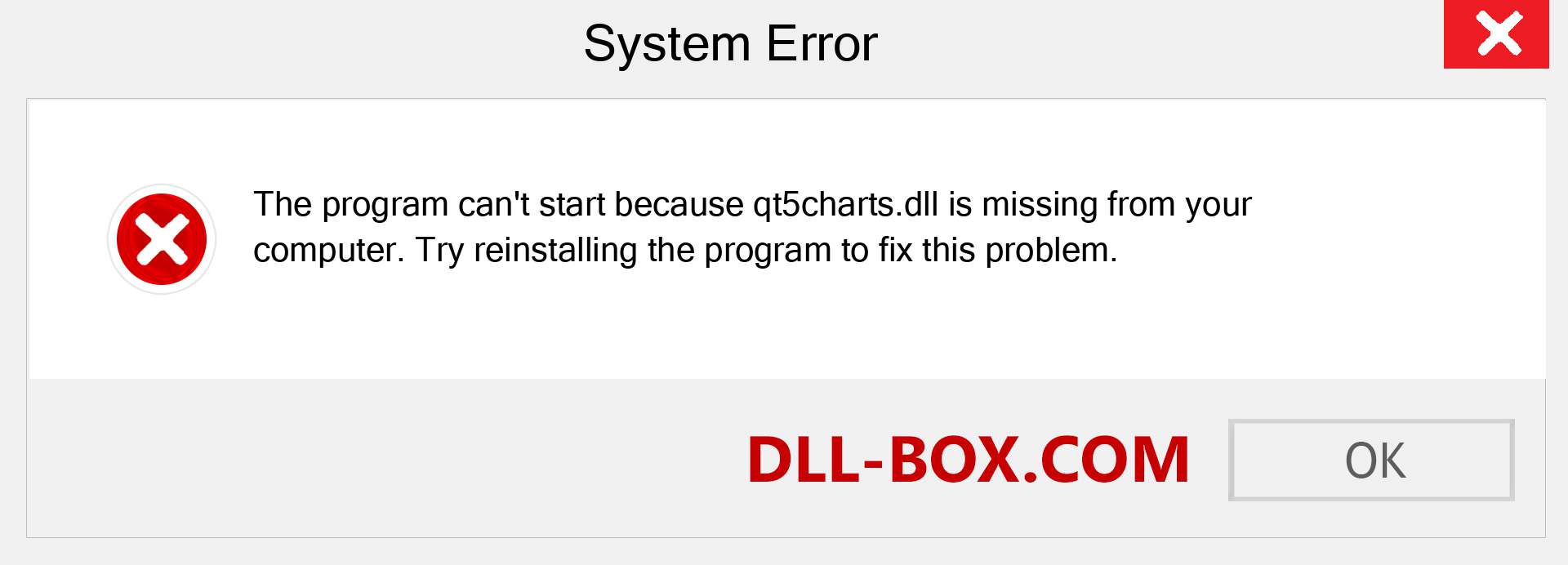  qt5charts.dll file is missing?. Download for Windows 7, 8, 10 - Fix  qt5charts dll Missing Error on Windows, photos, images